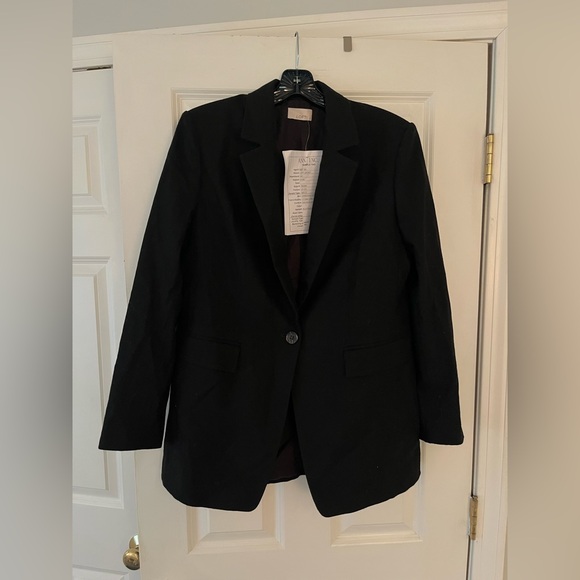 LOFT Wool Modern Long Blazer - Picture 6 of 13
